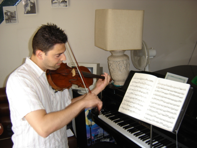 Athanassios Athanassiou - Professeur de violon à l'Ephem